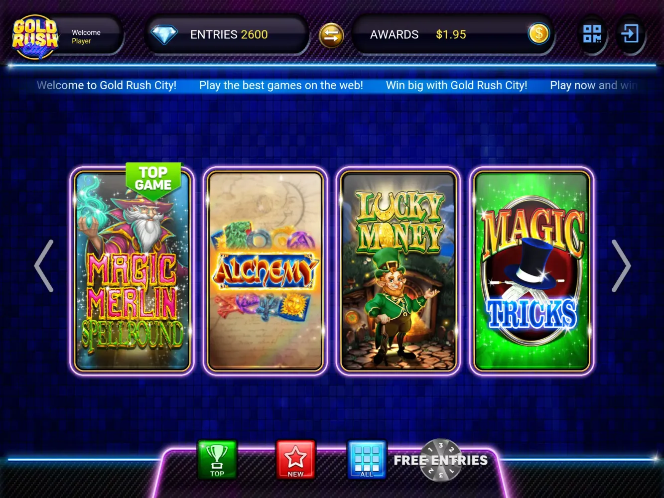 Ảnh chụp màn hình của Gold Rush City