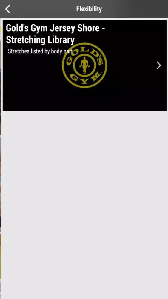 Ảnh chụp màn hình của Gold’s Gym Jersey Shore