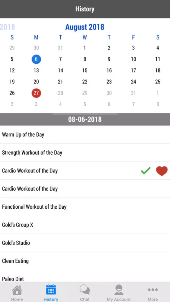 Ảnh chụp màn hình của Gold’s Gym Jersey Shore