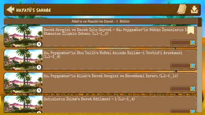 Tangkapan layar Hayatü's Sahabe