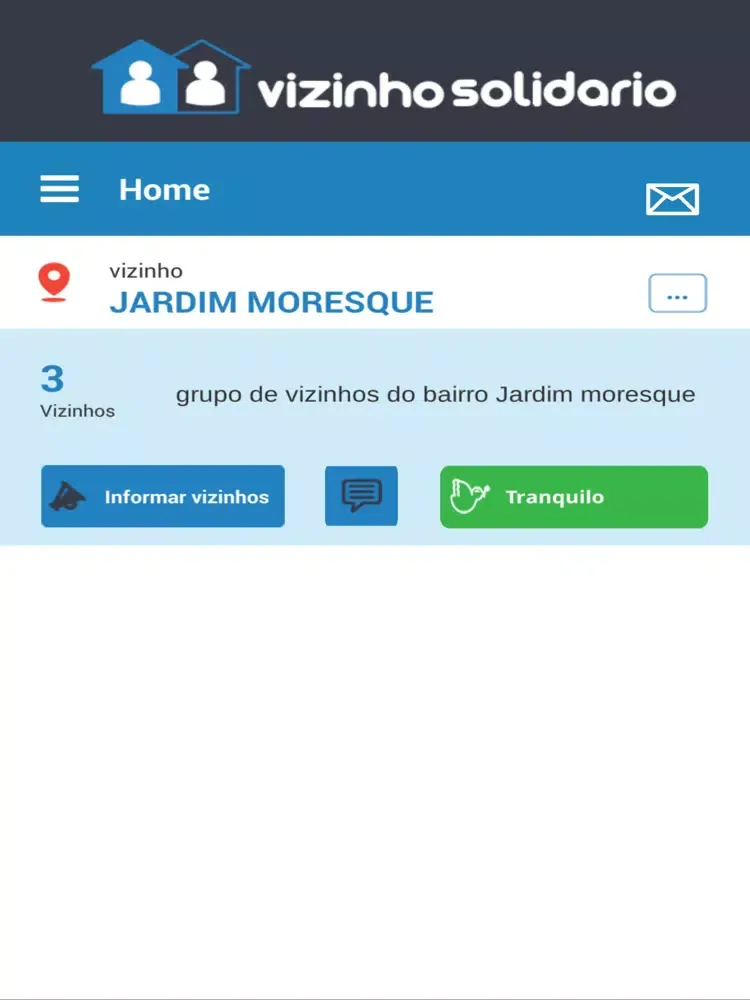 Vizinho Solidário iPad  Ekran Görüntüleri