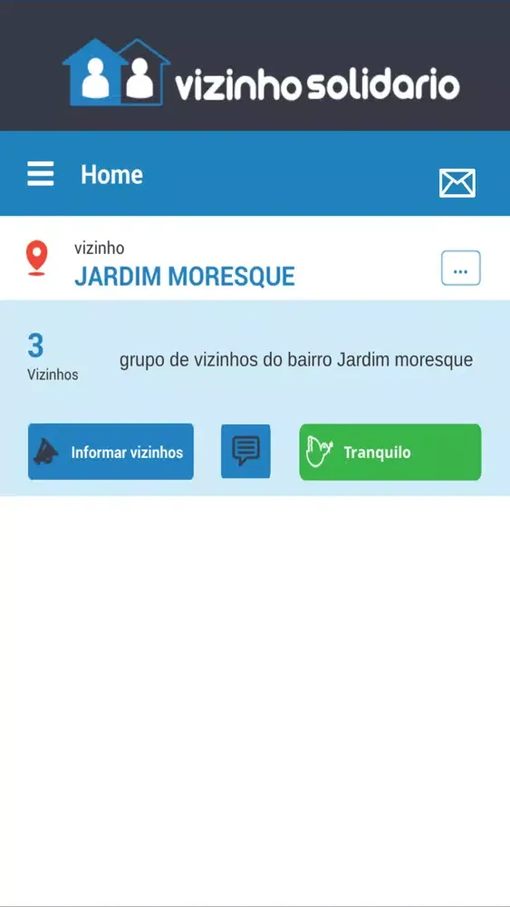 Vizinho Solidário Ekran Görüntüleri