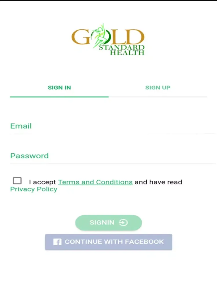 Gold Standard Health iPad  스크린샷