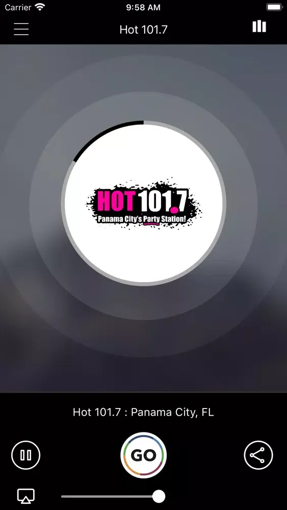 Screenshot di Hot 101.7 Panama City
