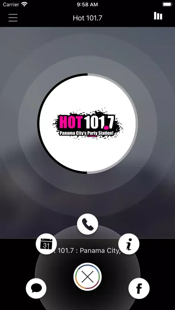 Screenshot di Hot 101.7 Panama City