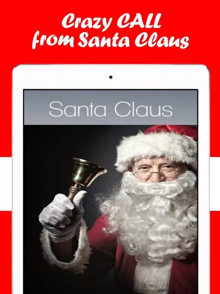Crazy Call From Santa Claus - Fake Santa Talking iPad 应用截图