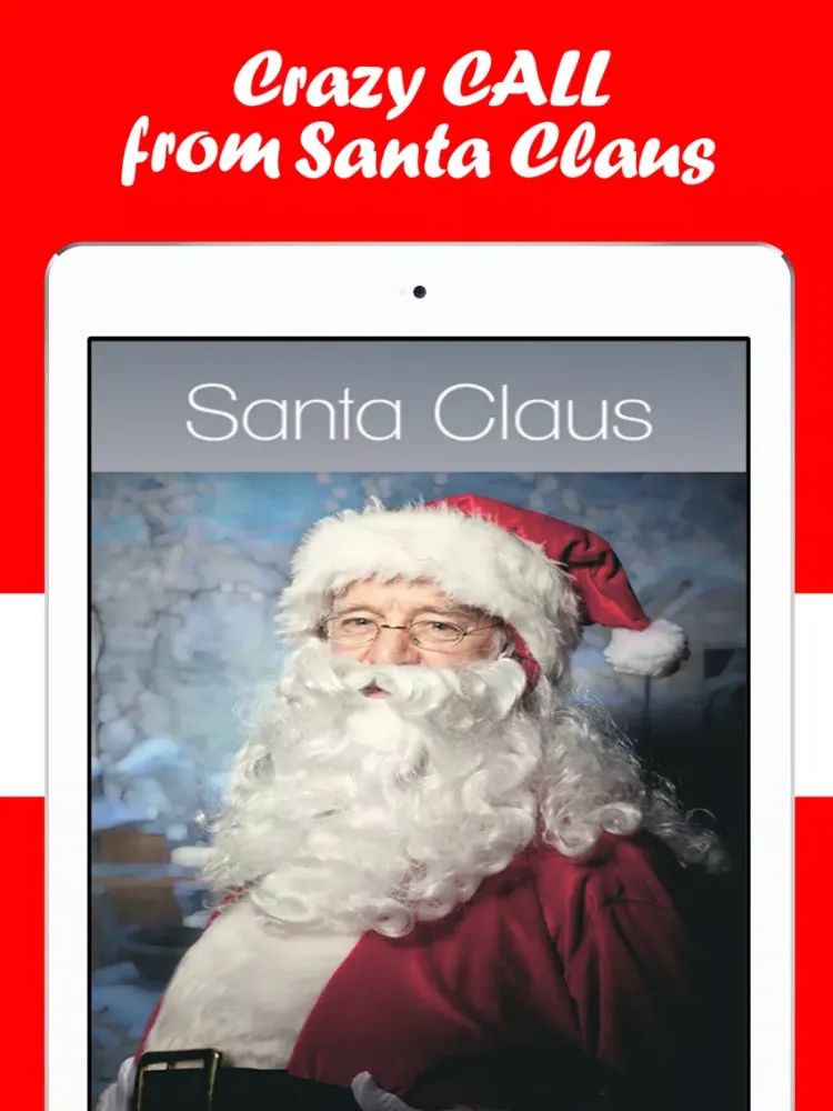 Crazy Call From Santa Claus - Fake Santa Talking iPad 应用截图