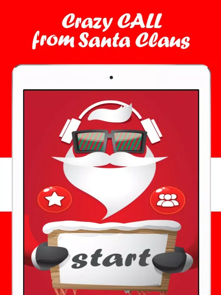 Crazy Call From Santa Claus - Fake Santa Talking iPad 应用截图