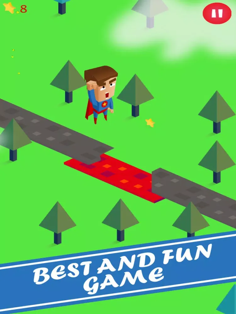 Captures d'écran de Jumpy SuperHero Adventure - SuperMan Version iPad 