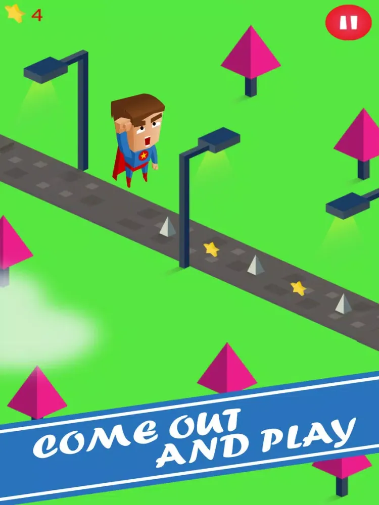 Captures d'écran de Jumpy SuperHero Adventure - SuperMan Version iPad 