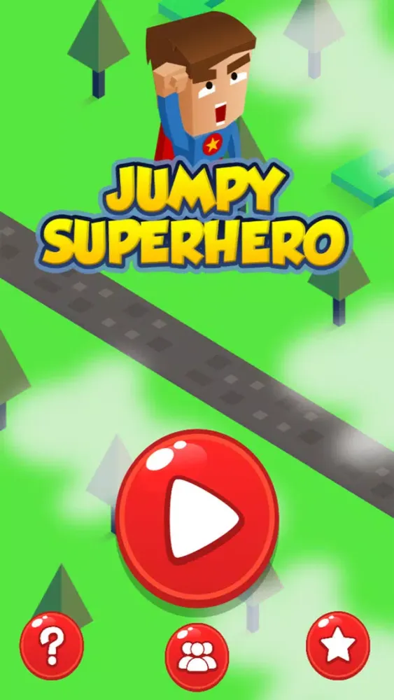 Captures d'écran de Jumpy SuperHero Adventure - SuperMan Version