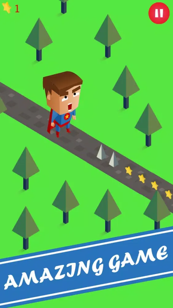 Captures d'écran de Jumpy SuperHero Adventure - SuperMan Version