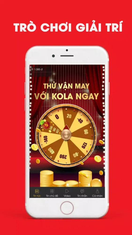 Tangkapan layar KOLA: Vuốt cả bầu trời tin tức