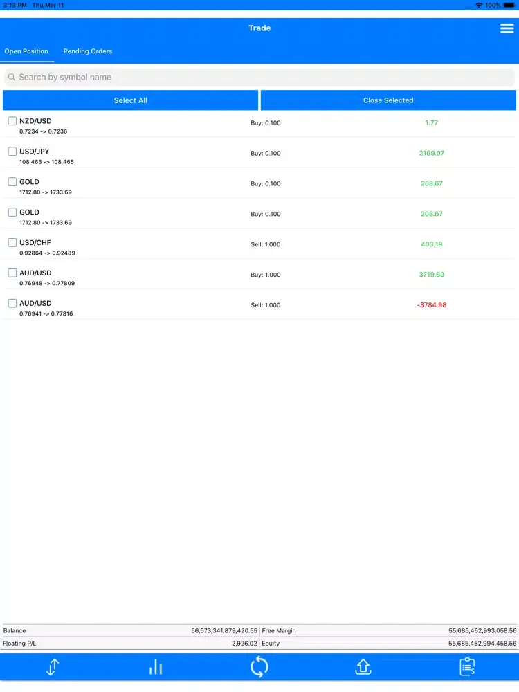 Gold Trade iPad  स्क्रीनशॉट