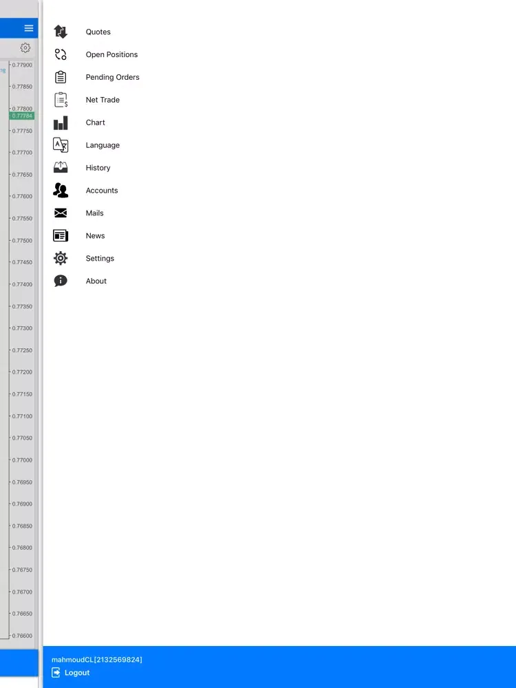 Gold Trade iPad  स्क्रीनशॉट
