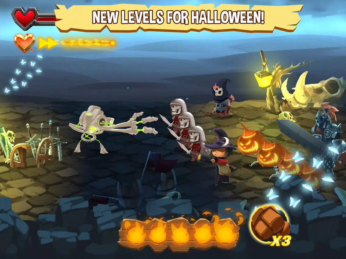 Tangkapan skrin Golem Rage iPad 