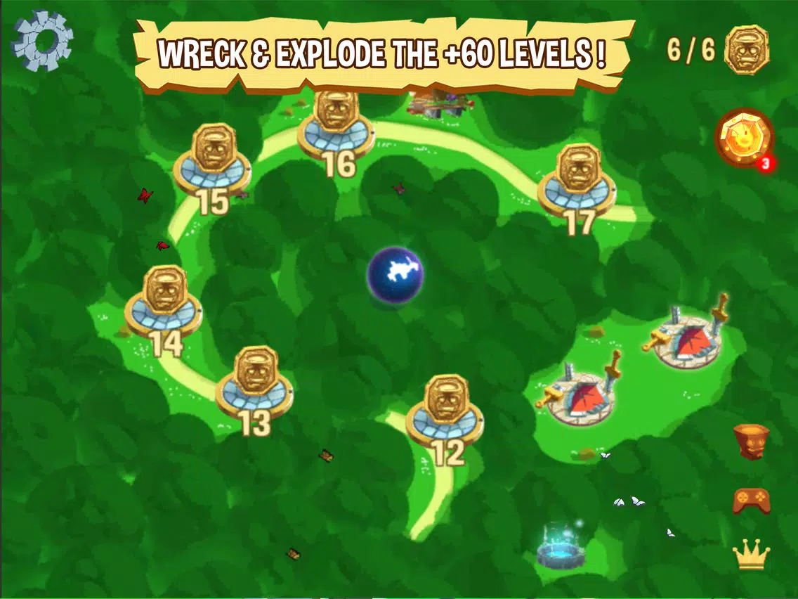 Tangkapan skrin Golem Rage iPad 