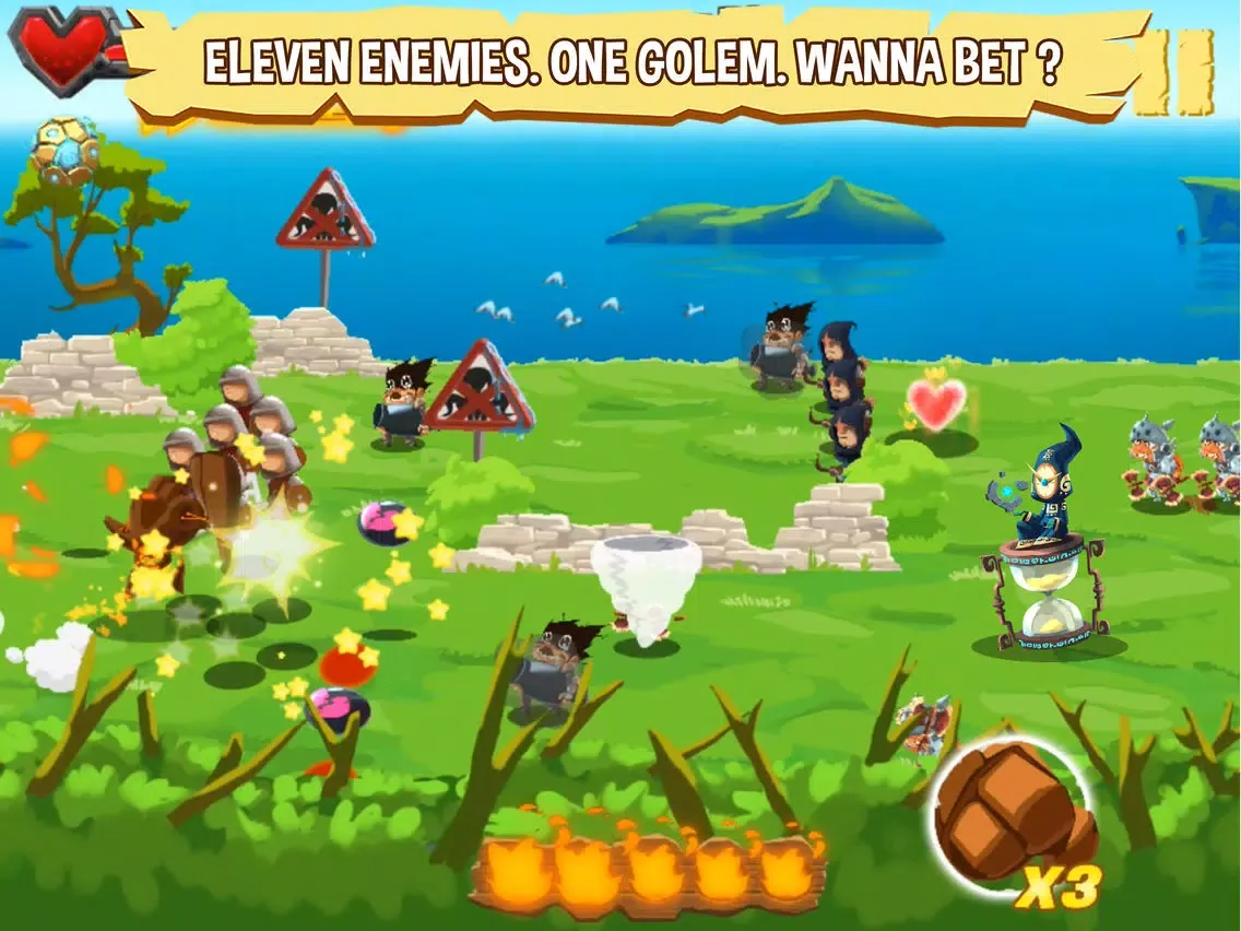 Golem Rage iPad 應用截圖