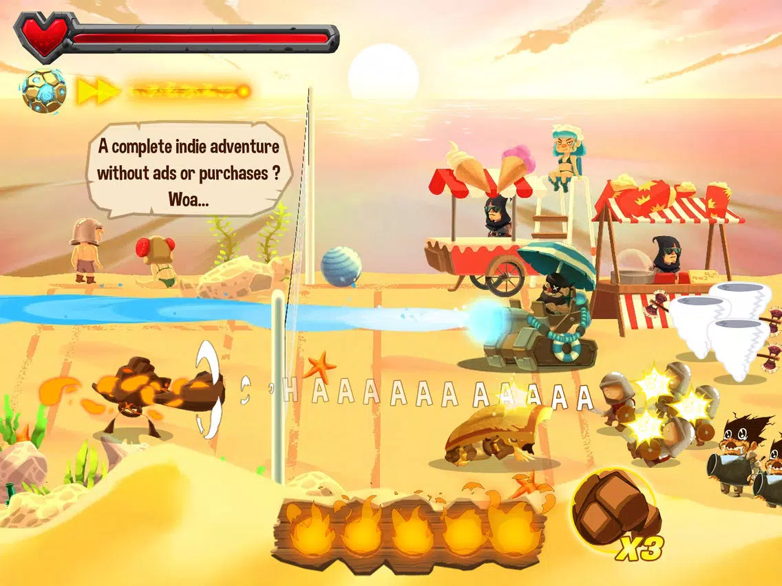 Tangkapan skrin Golem Rage iPad 