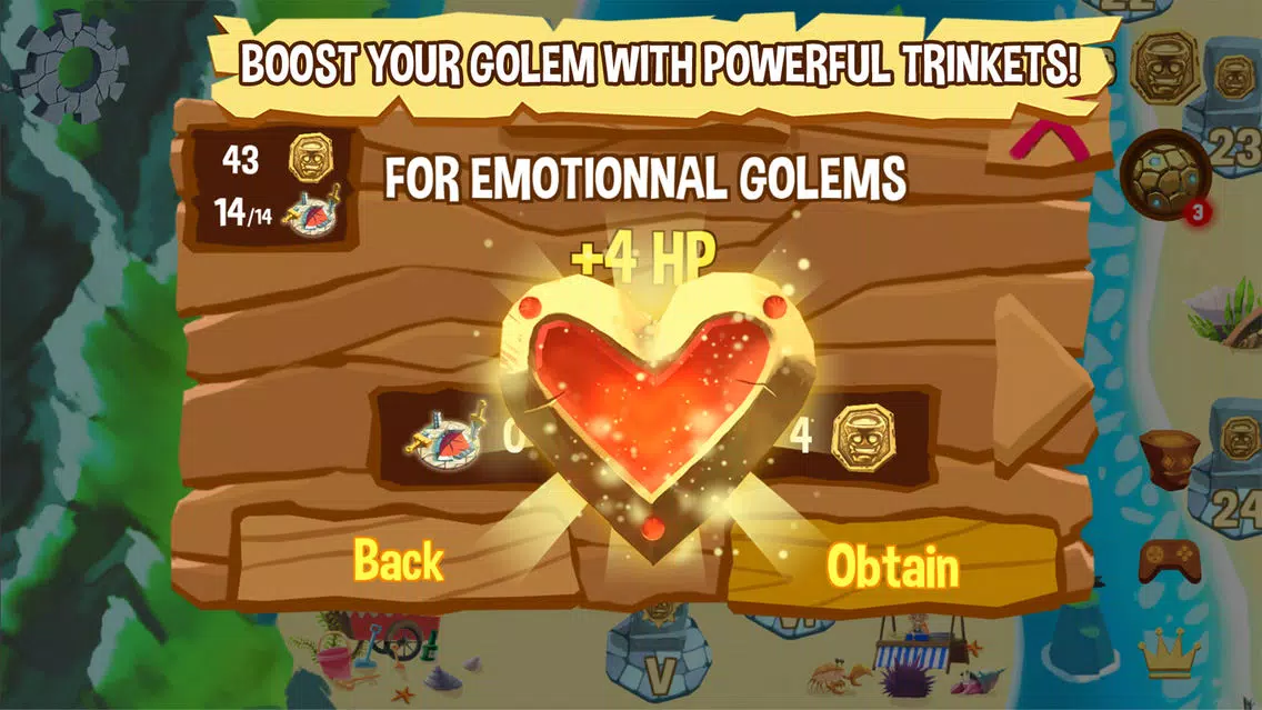 Tangkapan skrin Golem Rage