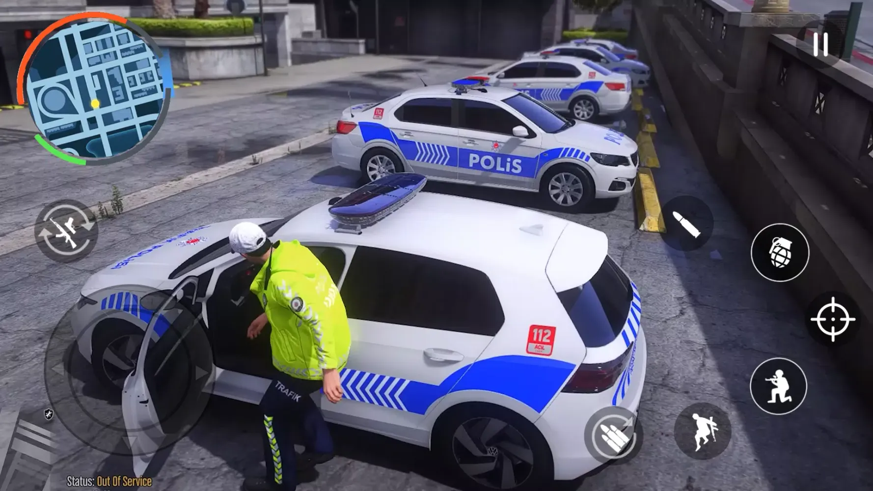 Golf 8 Police Simulator Game Screenshots