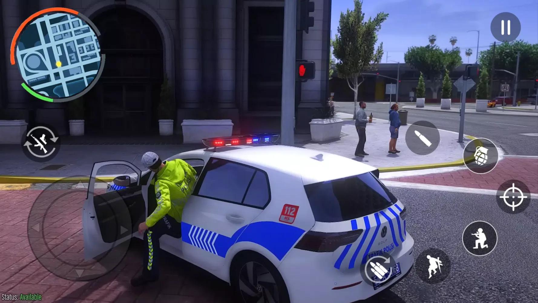 Golf 8 Police Simulator Game Screenshots