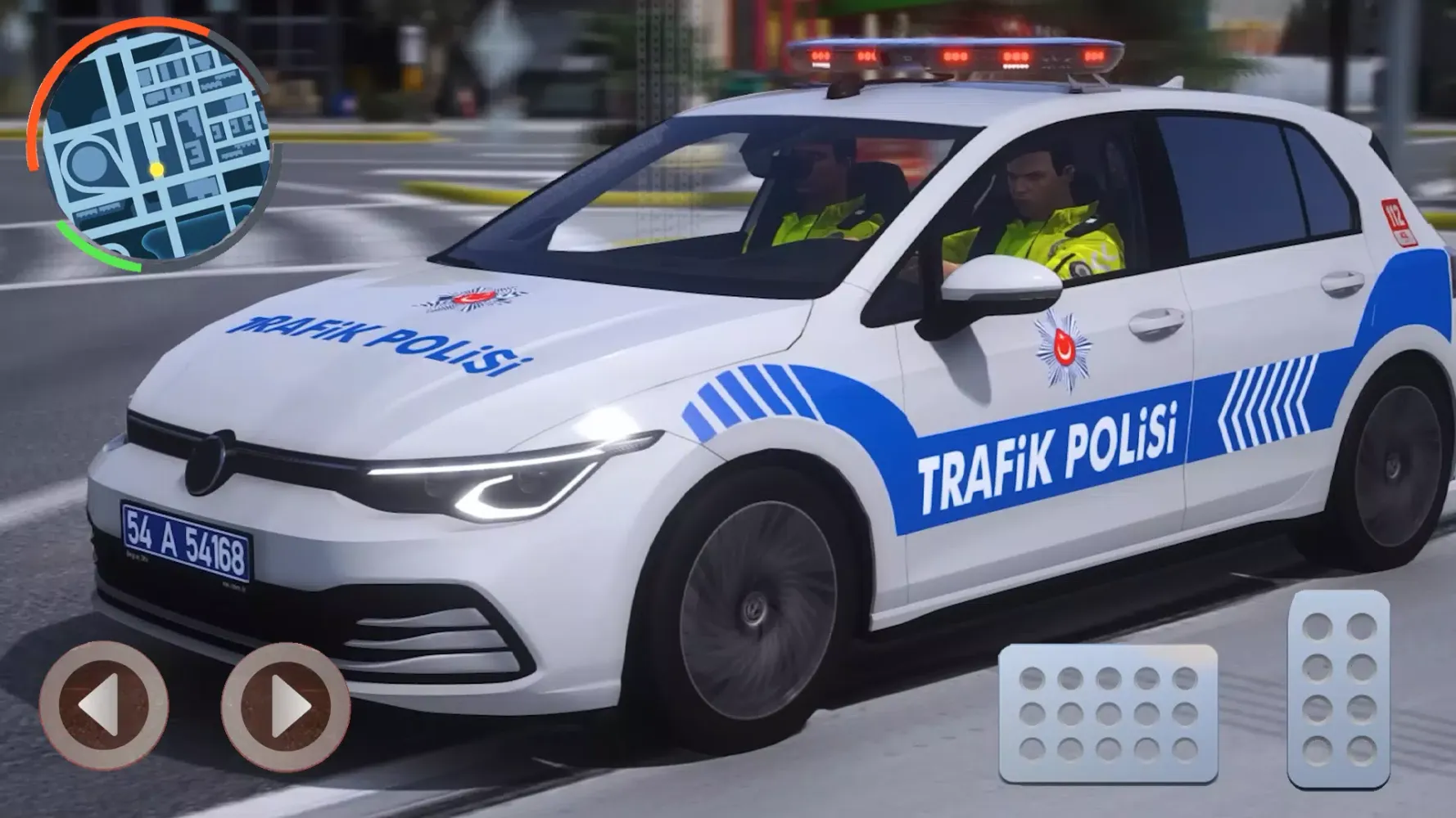 Golf 8 Police Simulator Game Screenshots
