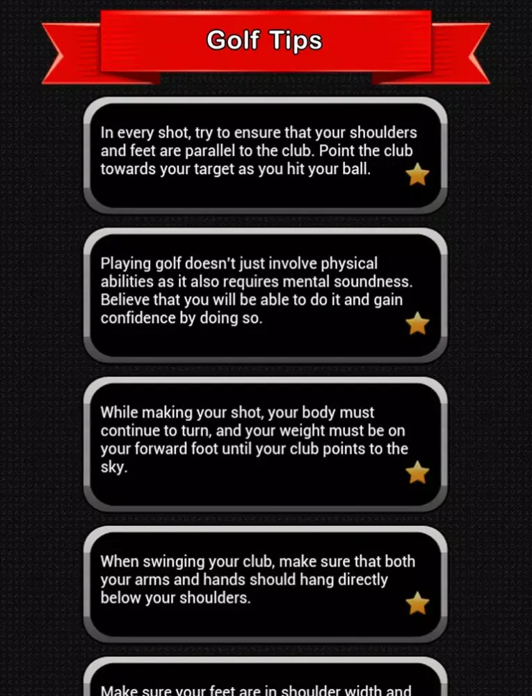 Best Golf Tips iPad 应用截图