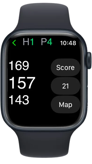 Скриншоты Golf4Watch Rangefinder