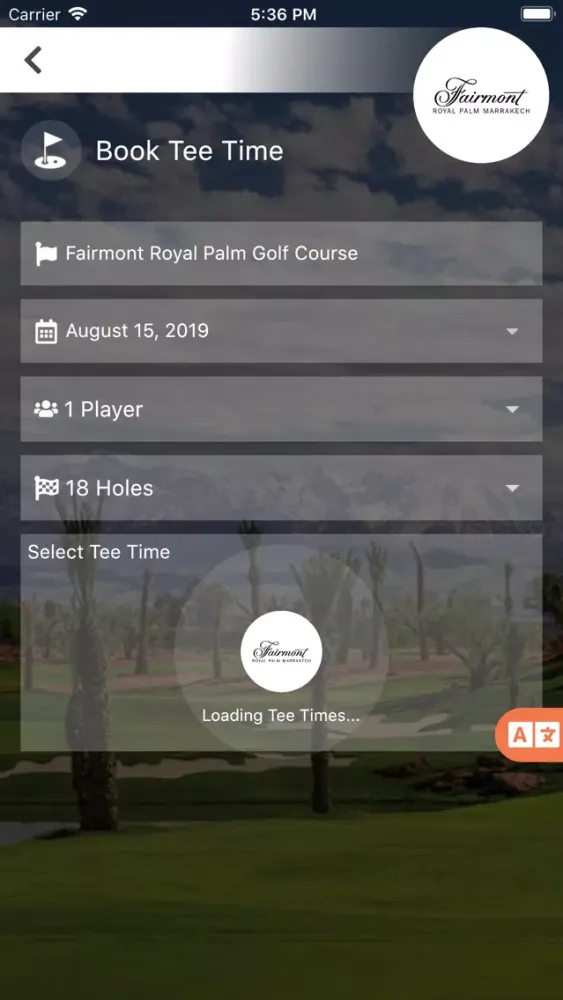 Ảnh chụp màn hình của Fairmont Royal Palm Golf Club