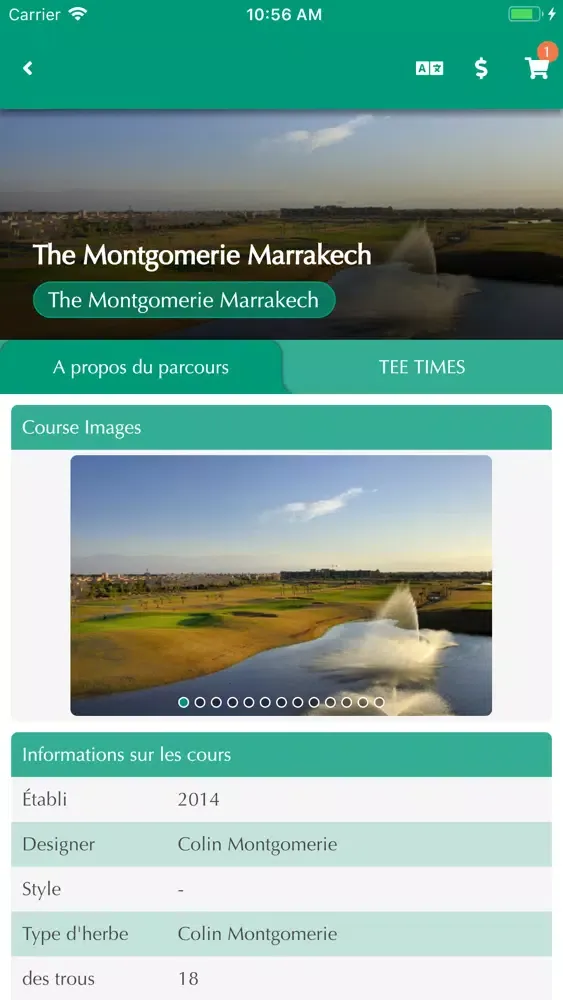 Capturas de tela do GC Maroc