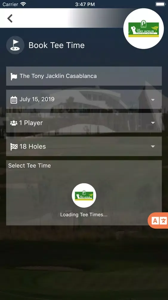 The Tony Jacklin Casablanca Screenshots