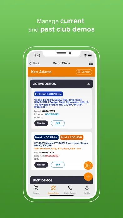 Golf Genius Golf Shop Screenshots
