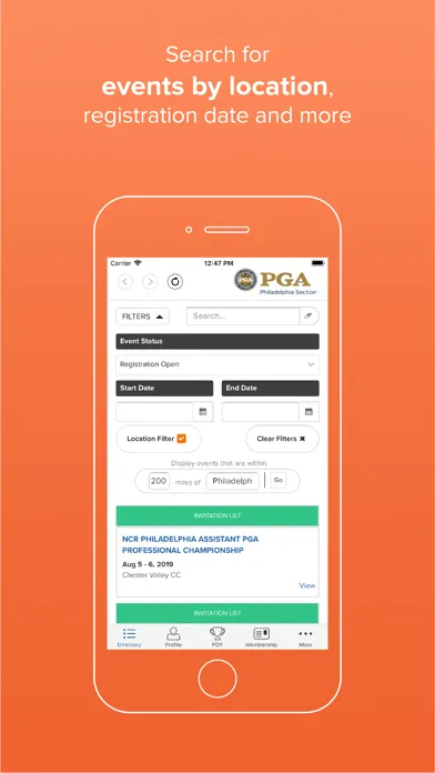 Philadelphia PGA Section应用截图