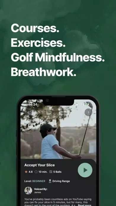 Zrzuty ekranu Golf Guru: Mental Game Coach