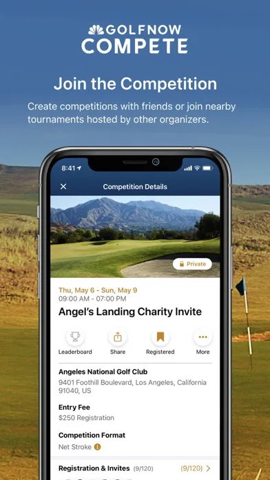 GolfNow Compete スクリーンショット