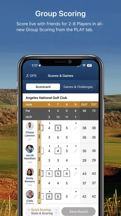 GolfNow Compete スクリーンショット