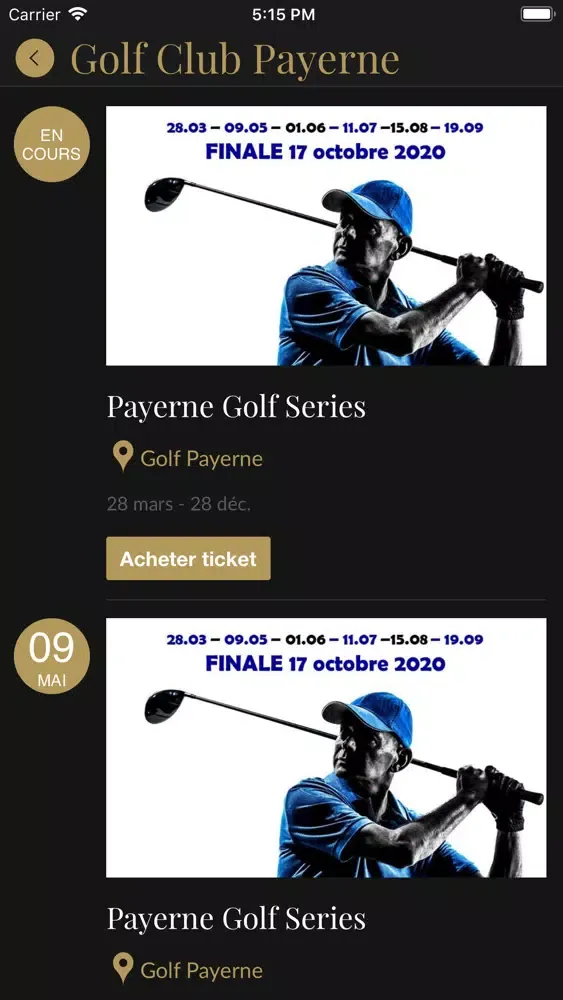 Screenshot di Golf Club Payerne