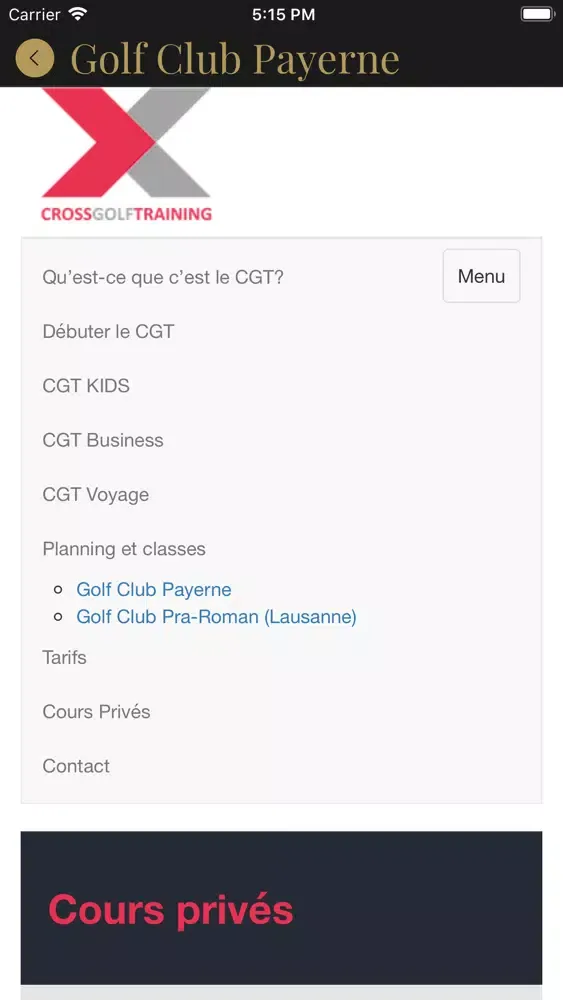 Screenshot di Golf Club Payerne