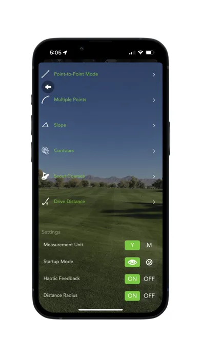 Zrzuty ekranu Golf Sight Slope Rangefinder