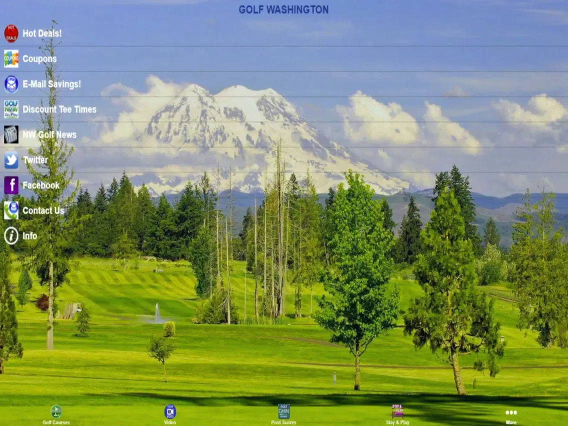 Golf in Washington iPad 应用截图