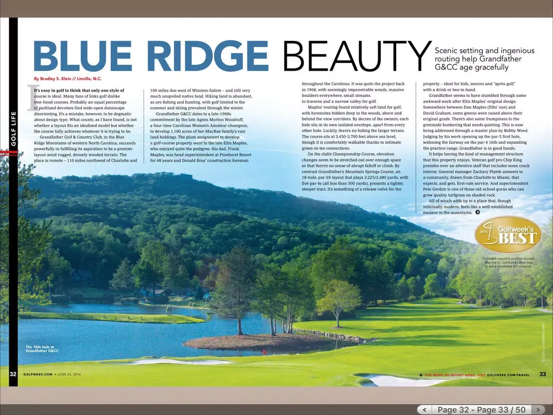 Golfweek Magazine iPad  スクリーンショット