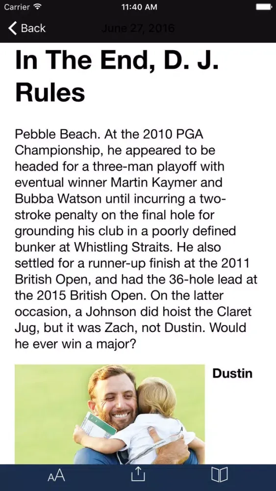 Golfweek Magazine スクリーンショット