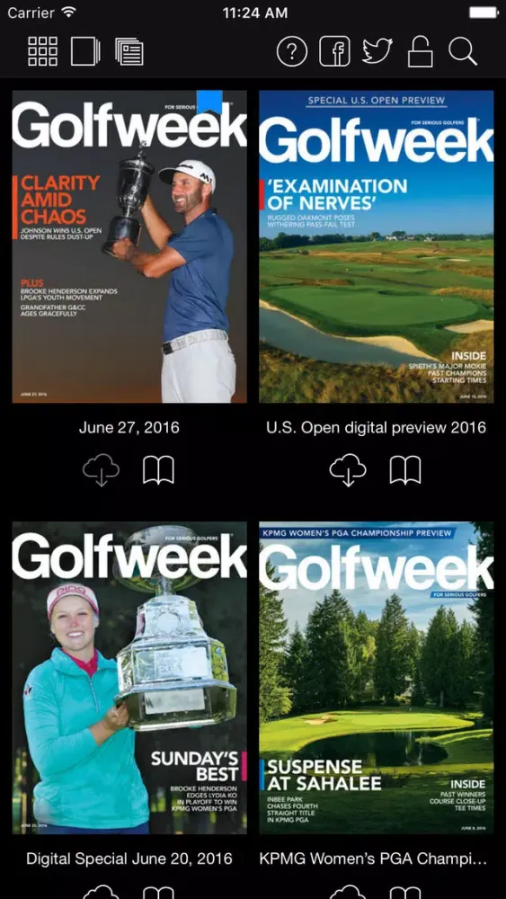 Golfweek Magazine スクリーンショット