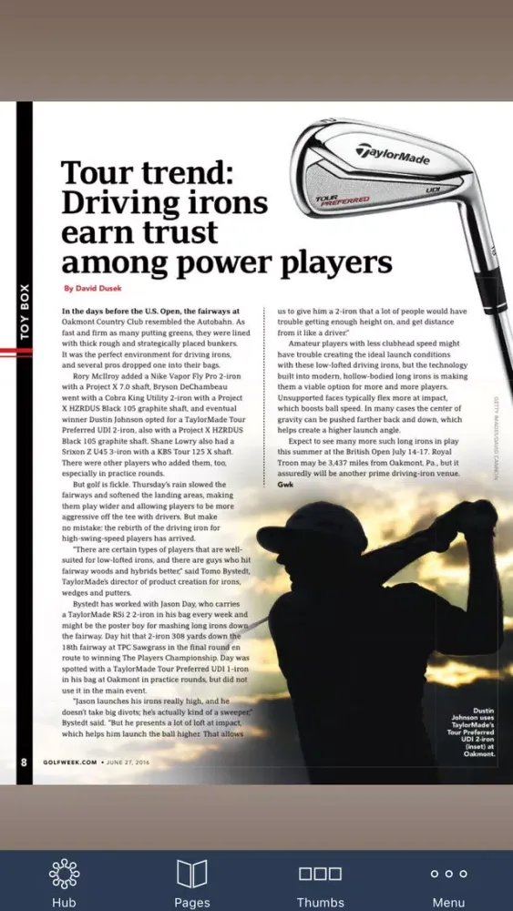 Golfweek Magazine スクリーンショット