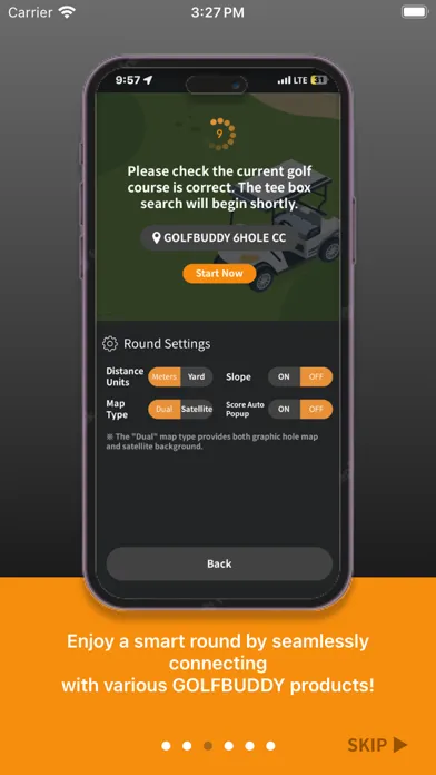 Zrzuty ekranu GOLFBUDDY