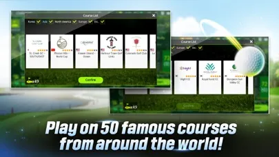 Zrzuty ekranu GOLFZON M:NEXT ROUND