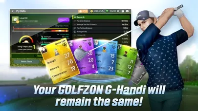 Zrzuty ekranu GOLFZON M:NEXT ROUND