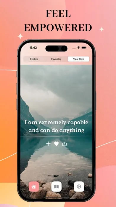 EmpowerHER - Affirmations Screenshots