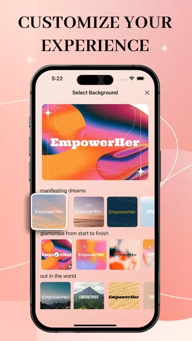 EmpowerHER - Affirmations Screenshots